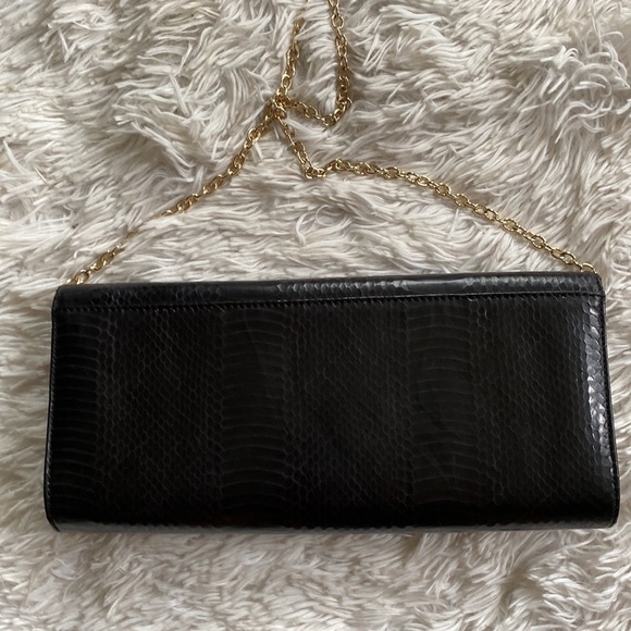 Womens Leather clutch envelope bag - Picture 6 of 8